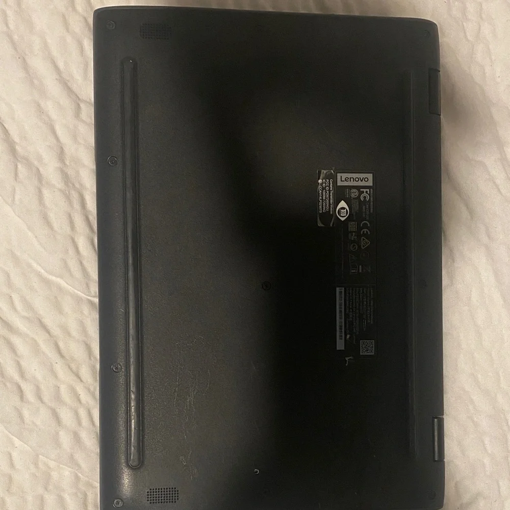 Lenovo Gray Laptop with Black Keyboard